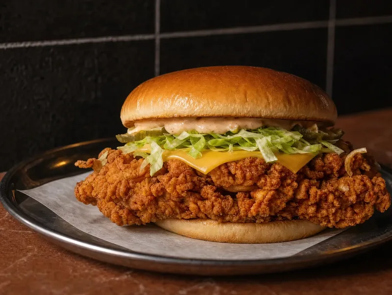 Zinger — acılı toyuq burgeri